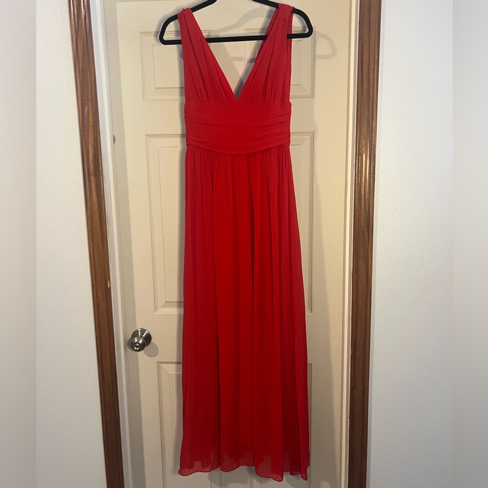 Elegant Red Evening Gown